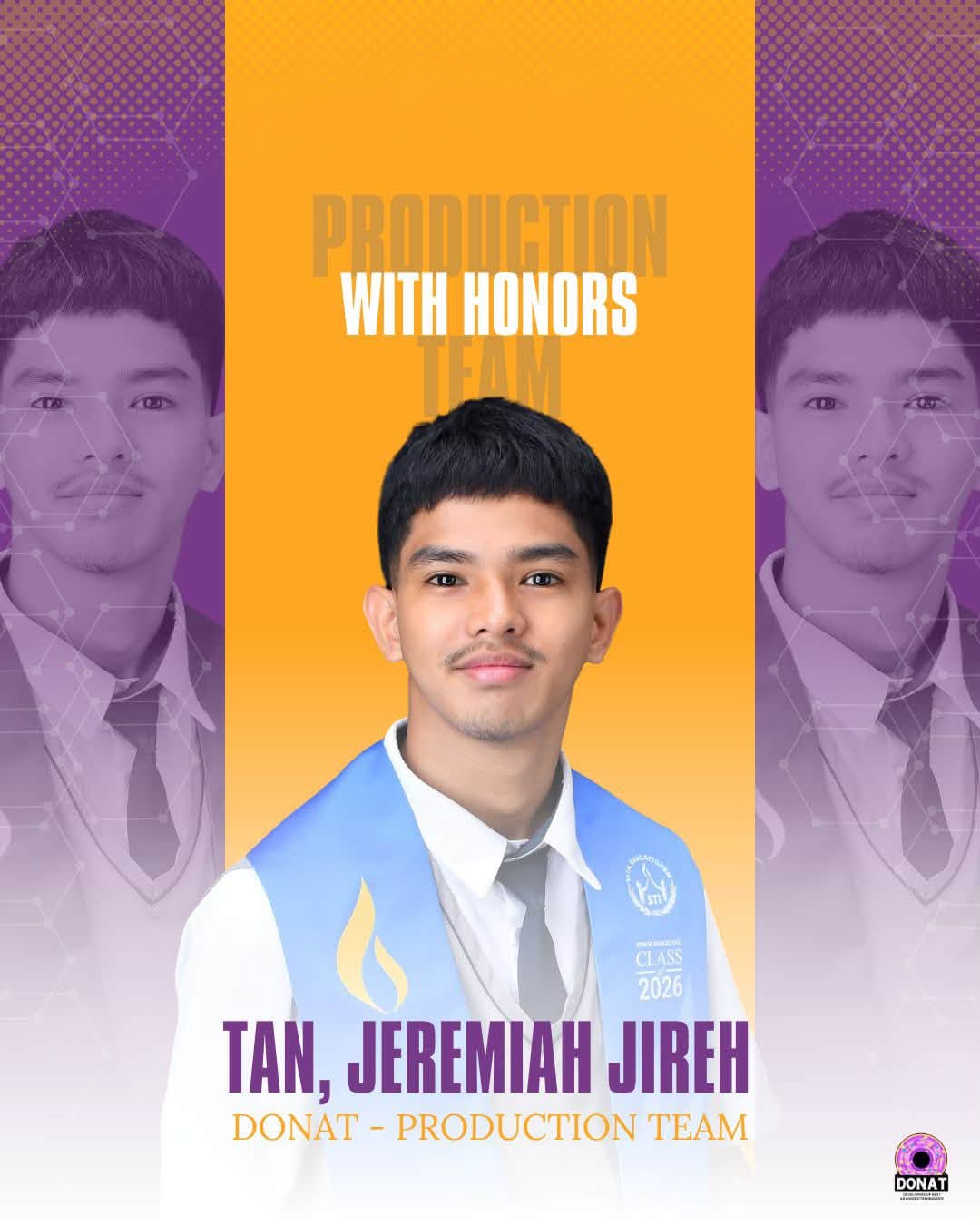 Jeremiah Jireh Tan, DONAT Production Team in 2024-2026